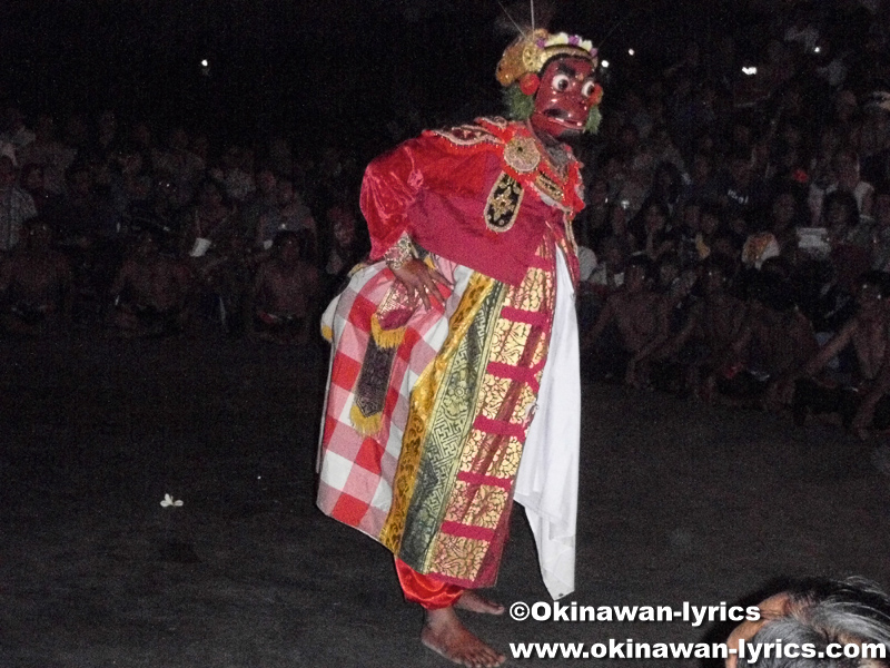 ケチャックダンス(Kecak Dance)@ウルワトゥ寺院(Pura Luhur Uluwatu)