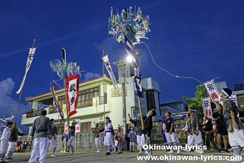 旗頭@八重瀬町安里の豊年祭