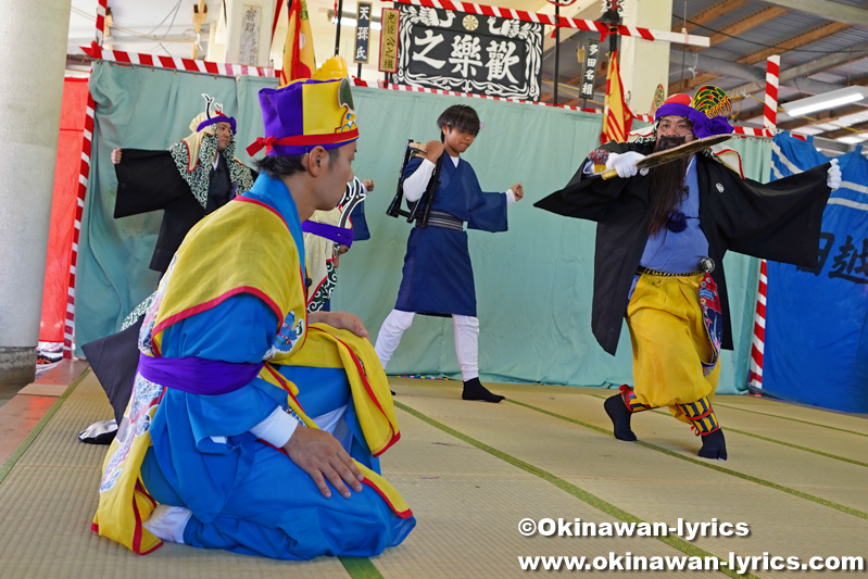 組踊「忠臣公之組」@多良間島の八月踊り(塩川)