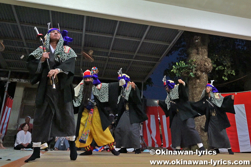 組踊「多田名組」@多良間島の八月踊り(塩川)