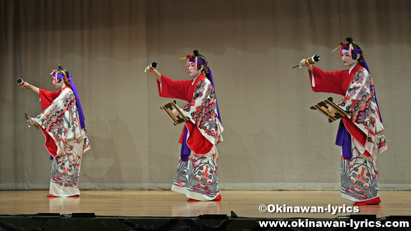 女踊「綛かけ」@名護城奉納例祭(名護市城区の豊年祭)