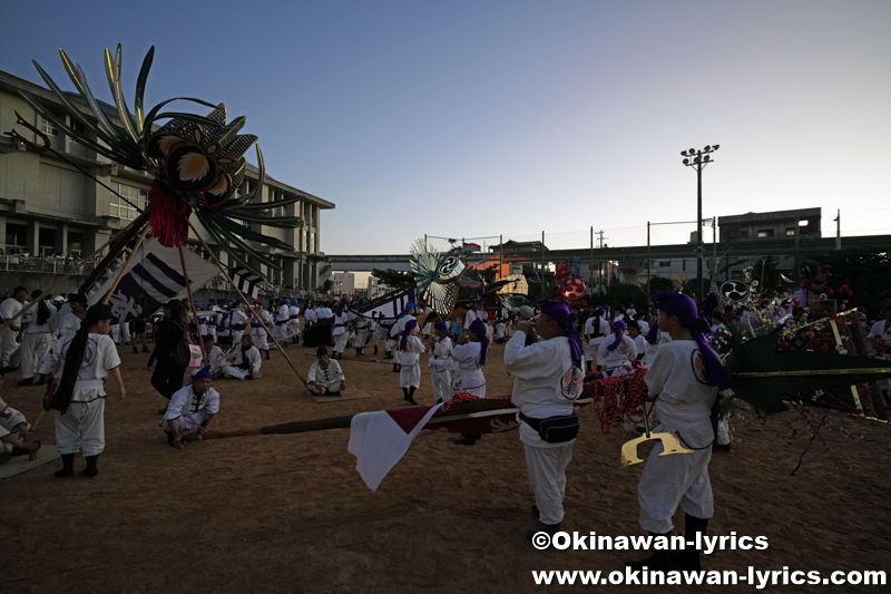 琉球王朝祭り首里の準備@琉球王朝祭り首里