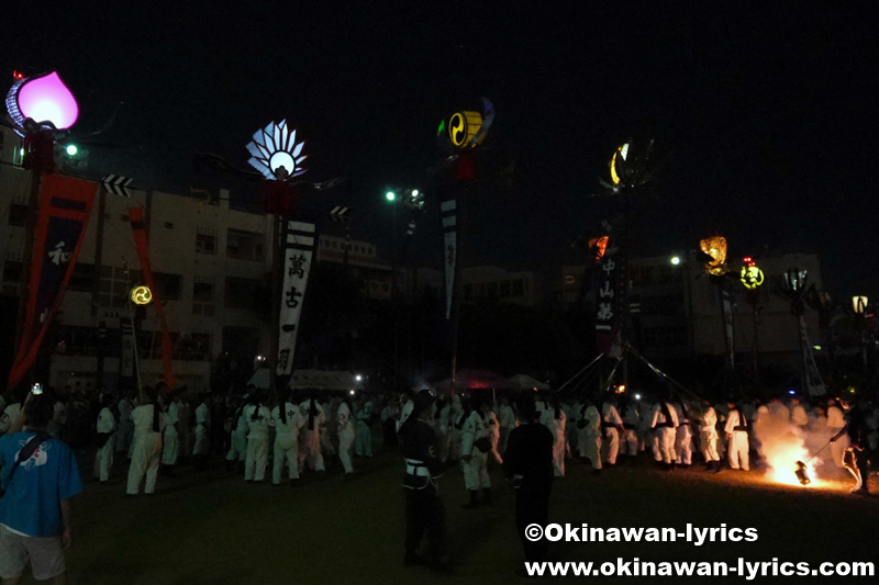 首里各町13本の旗頭@琉球王朝祭り首里