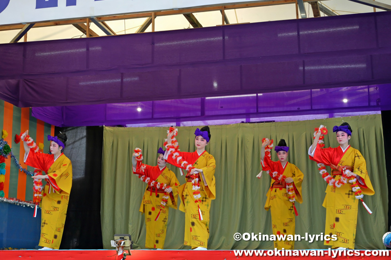 琉球舞踊「貫花」@伊計島招豊年祭