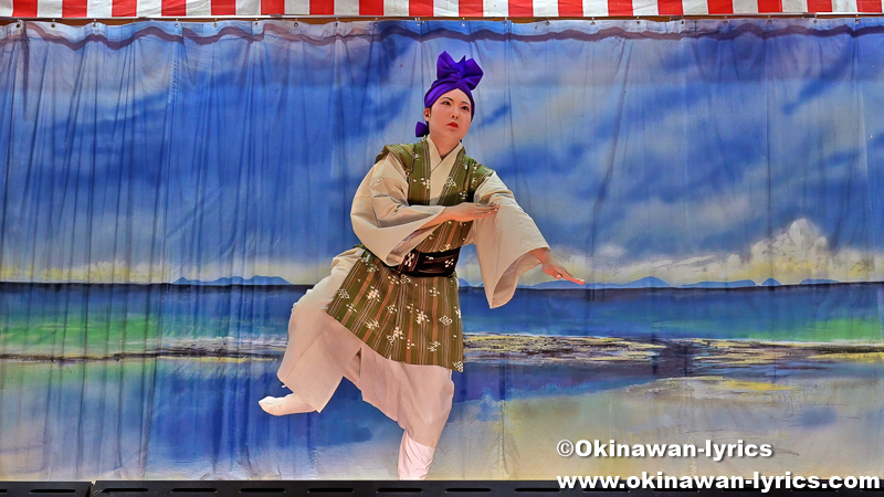 琉球舞踊「鳩間節」@大宜味村根路銘・上原区の豊年祭