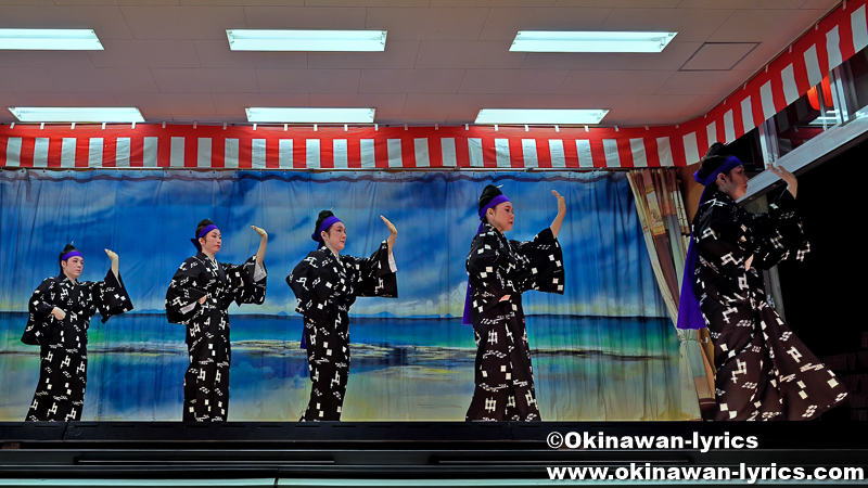 琉球舞踊「浜千鳥」@大宜味村根路銘・上原区の豊年祭