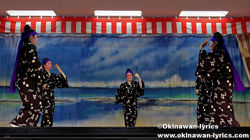琉球舞踊「浜千鳥」@大宜味村根路銘・上原区の豊年祭