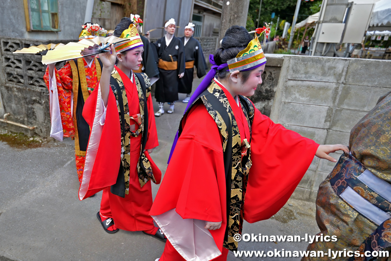 道ジュネー@大宜味村根路銘・上原区の豊年祭