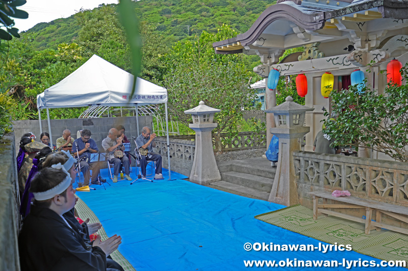 御願@大宜味村根路銘・上原区の豊年祭
