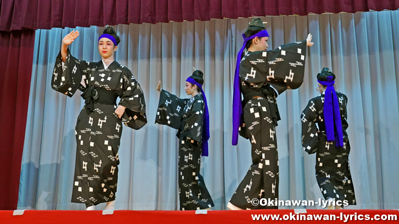 琉球舞踊「浜千鳥」@名護市の古我知区豊年祭