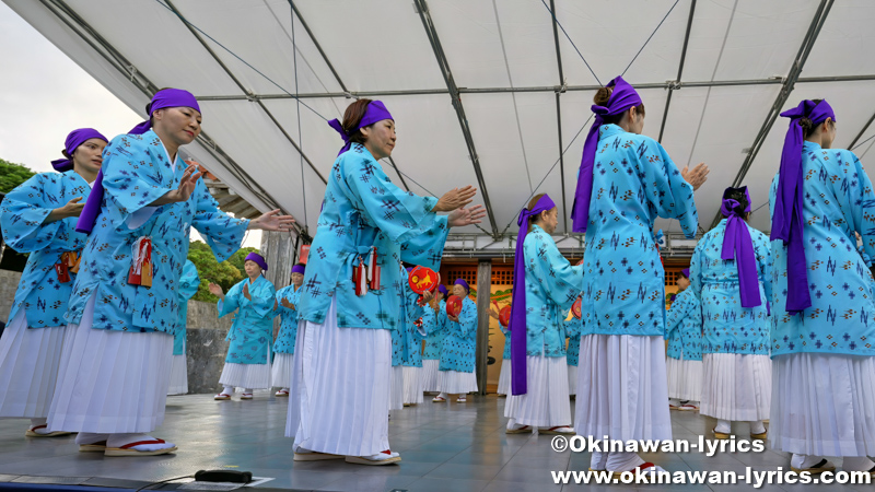 糸満市米須のウシデーク@首里城公園「しまじまの芸能祭」