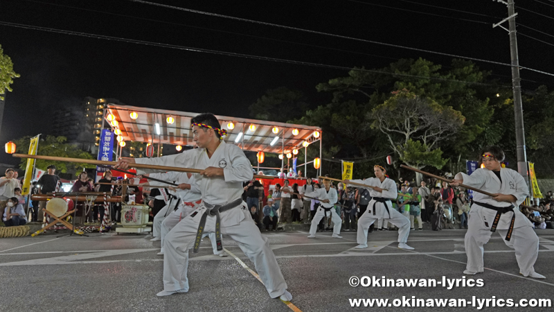 棒@浦添市の城間松明大綱引