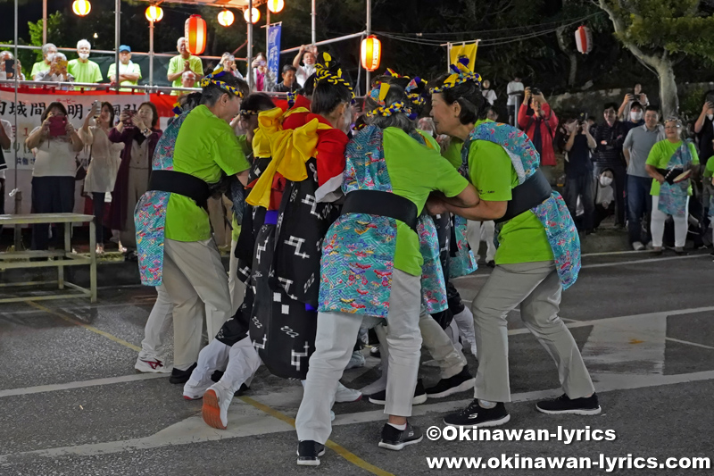 ガーエー@浦添市の城間松明大綱引