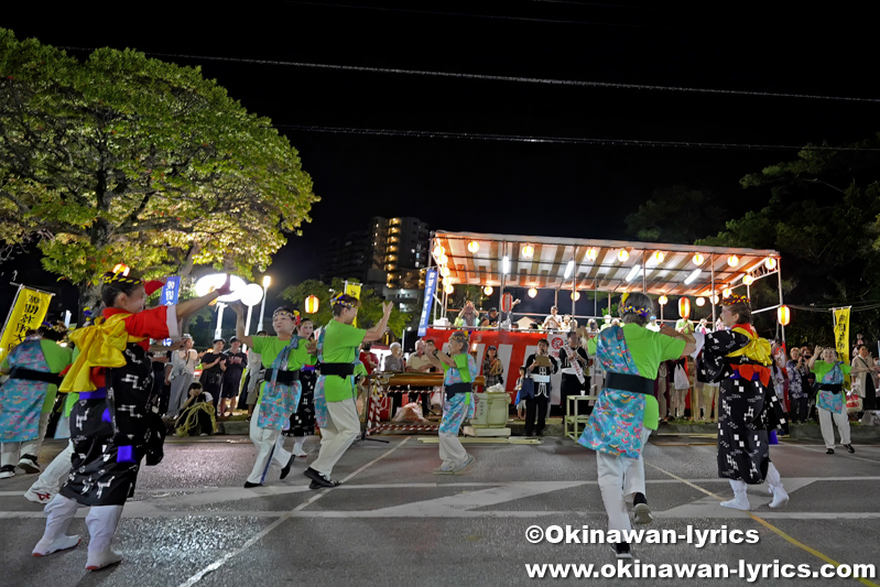 カチャーシー@浦添市の城間松明大綱引