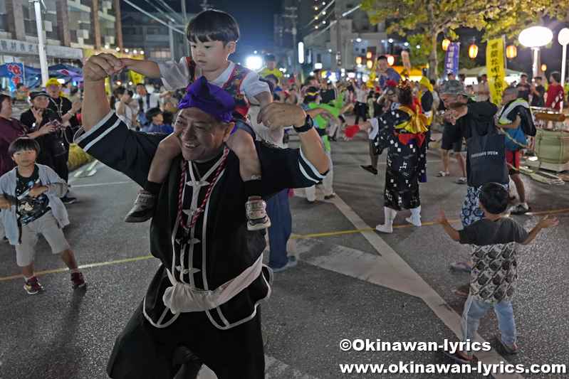 カチャーシー@浦添市の城間松明大綱引