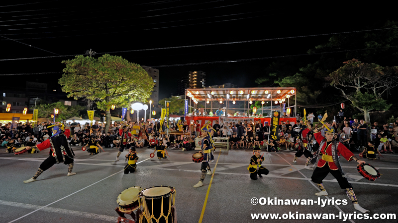 エイサー@浦添市の城間松明大綱引