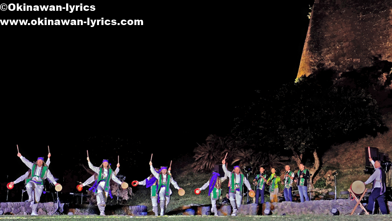 比嘉区青年会によるエイサー@全島獅子舞フェスティバル