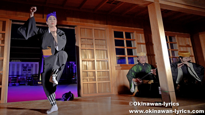 琉球舞踊「高平良万才」@首里城ファンタジアナイト