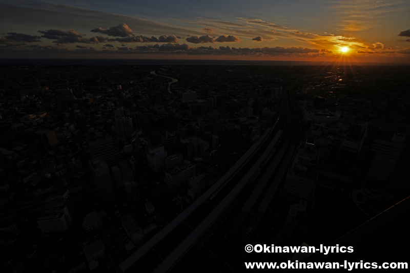 2025年最後の夕日@オークラアクトシティホテル浜松