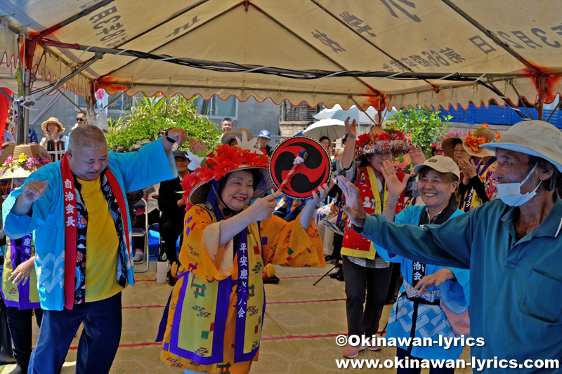 カチャーシー@平安座島のサングヮチャー