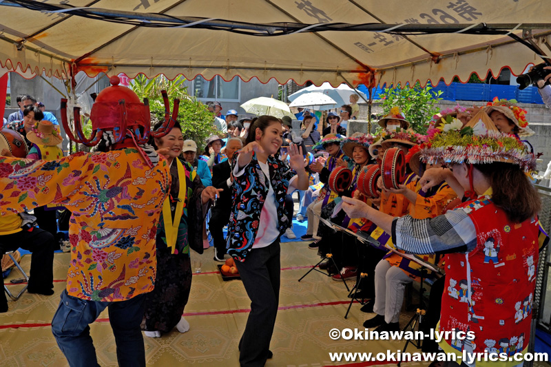 カチャーシー@平安座島のサングヮチャー
