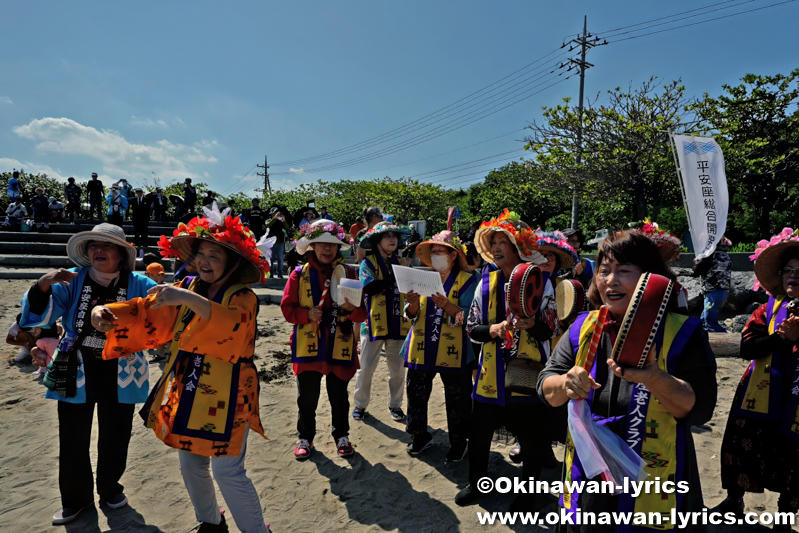 カチャーシー@平安座島のサングヮチャー
