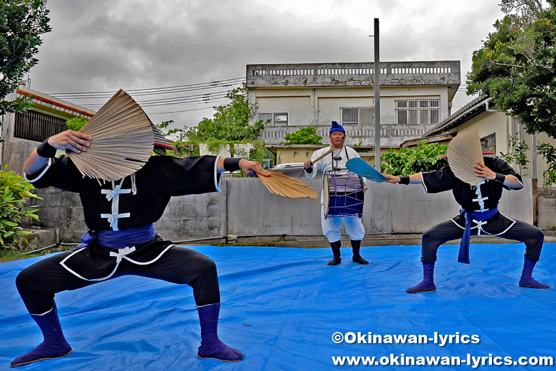 京太郎(扇子の舞)@安慶名区神獅子奉納祭