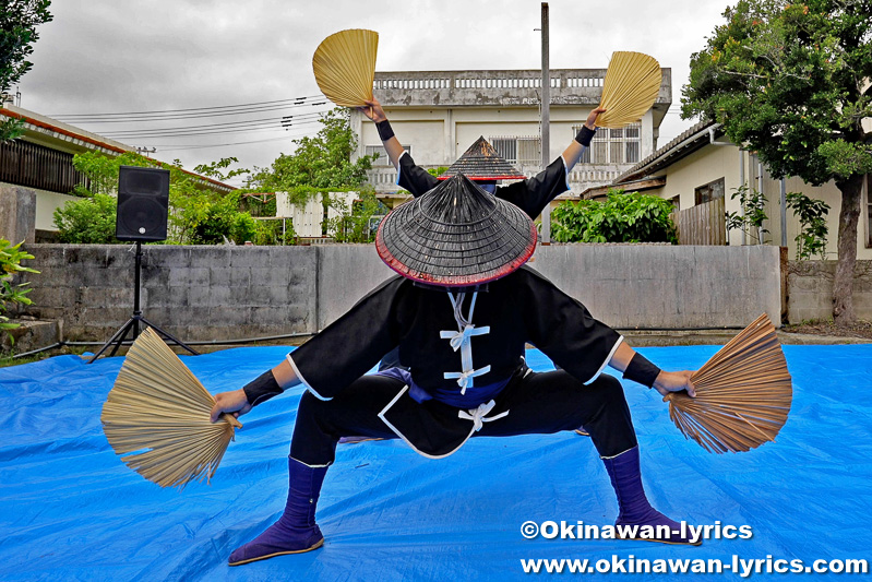 京太郎(御知行の歌)@安慶名区神獅子奉納祭