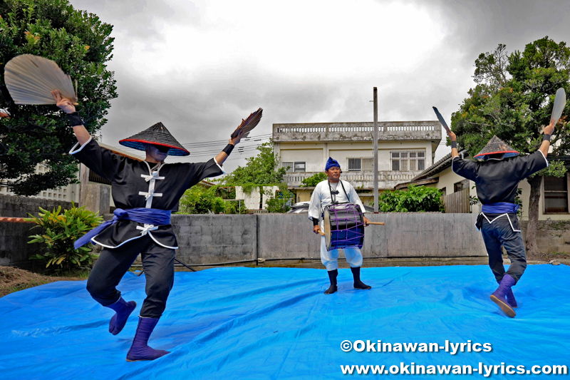 京太郎(御知行の歌)@安慶名区神獅子奉納祭