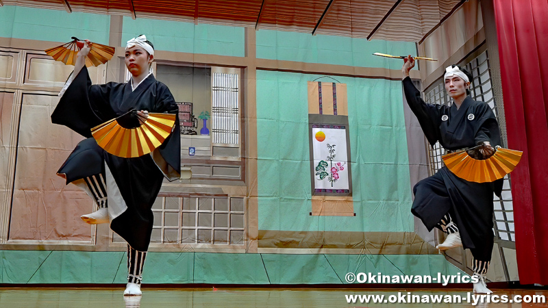 二才踊「上り口説」@名護市田井等・親川豊年祭