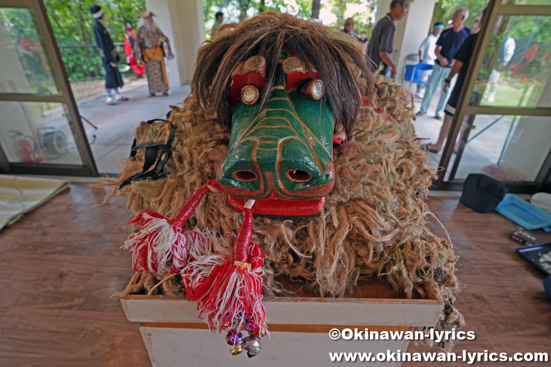 獅子頭@名護市田井等・親川豊年祭