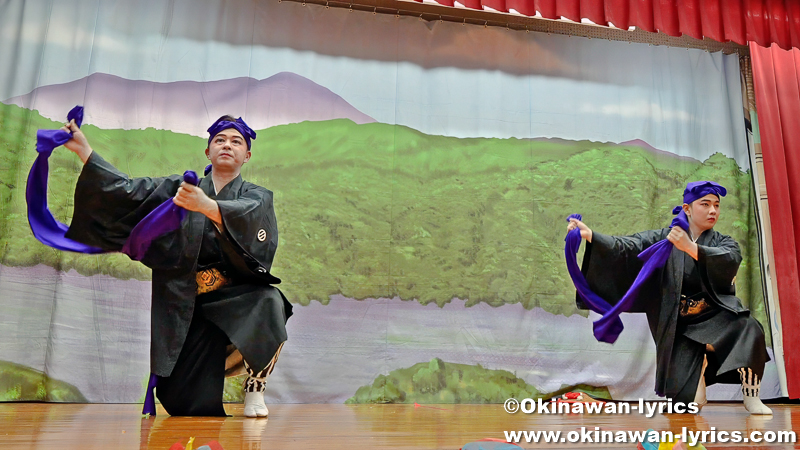 二才踊「高平良万歳」@名護市田井等・親川豊年祭