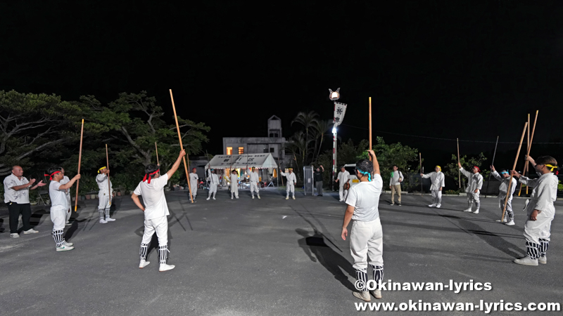 豊年祭1日目が終了@名護市田井等・親川豊年祭