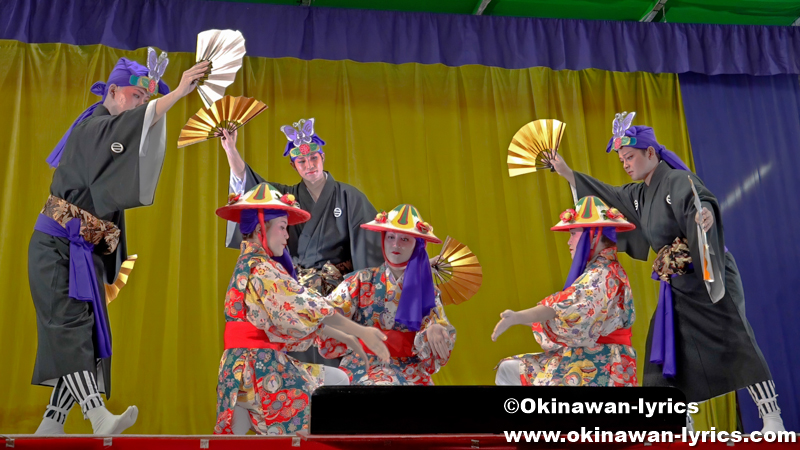雑踊「蝶千鳥」@宜野座の八月あしび(豊年祭)